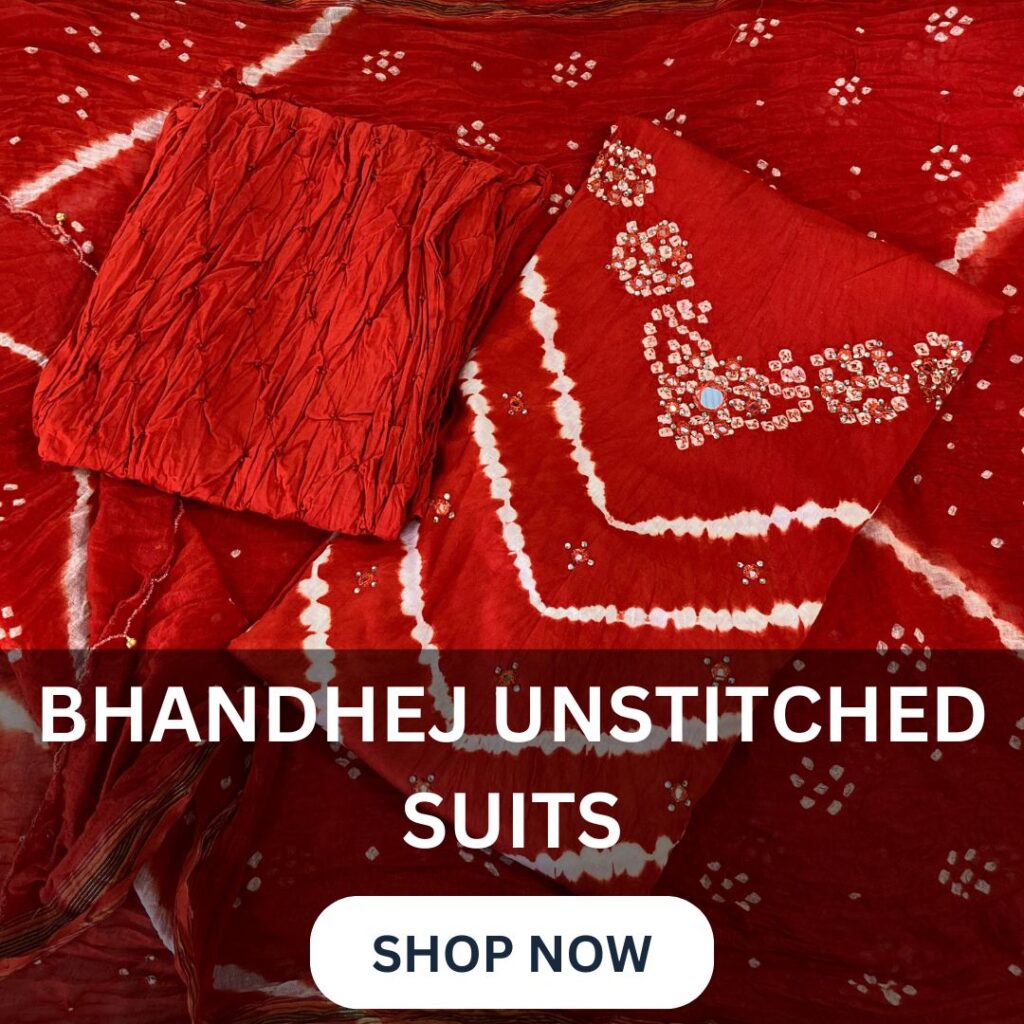 bhandhej unstitched suits