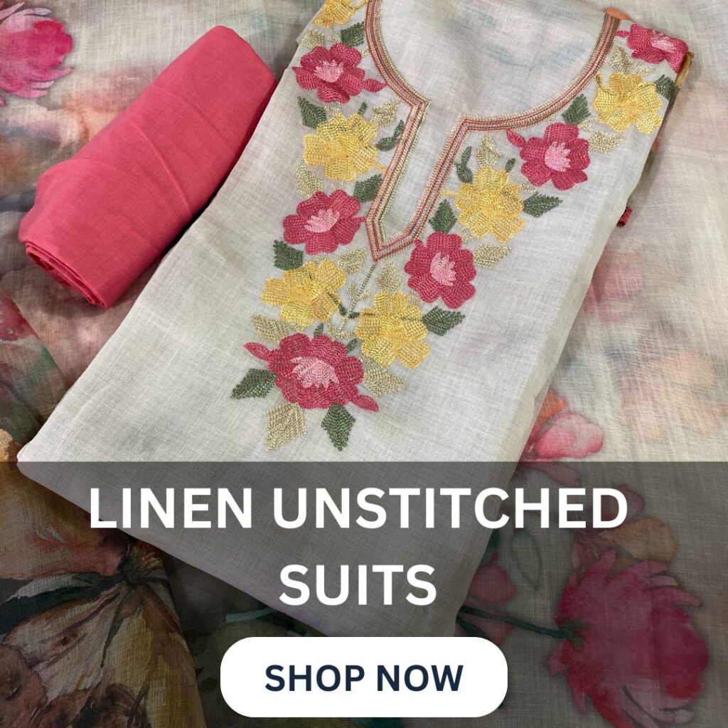 linen unstitched suits