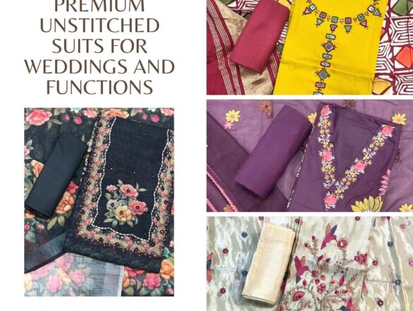 modish premium unstitched suits online