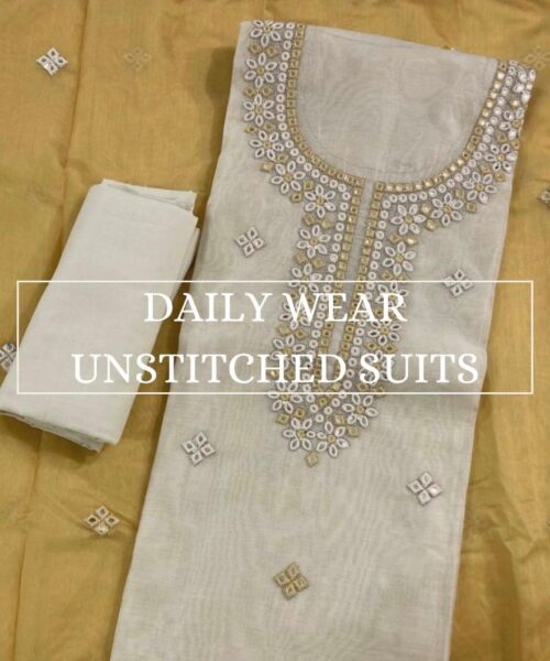 daily wear unstitched suits for women