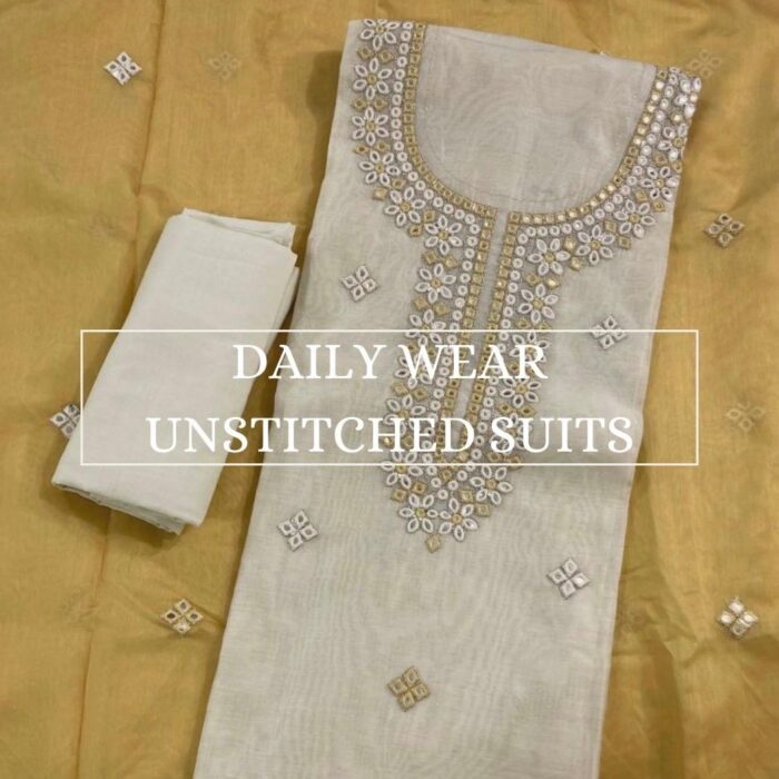 daily wear unstitched suits for women