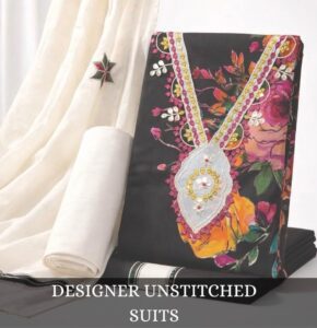 designer unstitched suits for women