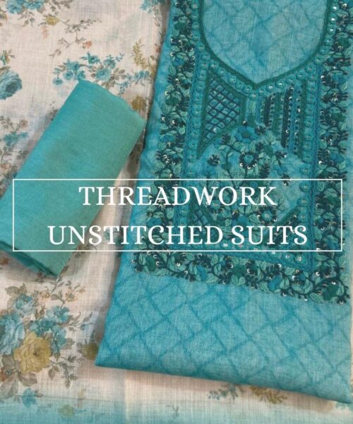 threadwork unstitched suits for women