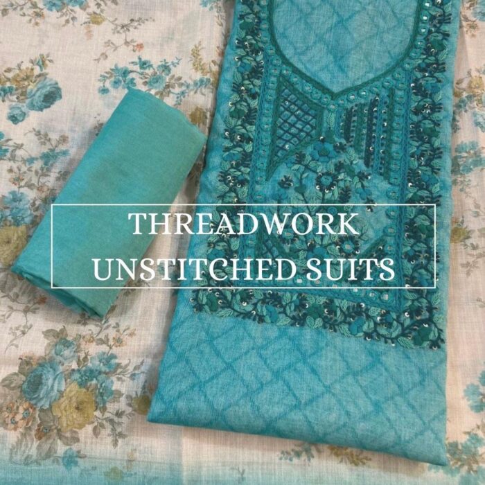 threadwork unstitched suits for women